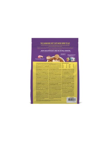 SCHESIR Born Carnivore Pollo con Aringa & Salmone kg 1,250 . Cibo Secco Per Gatti