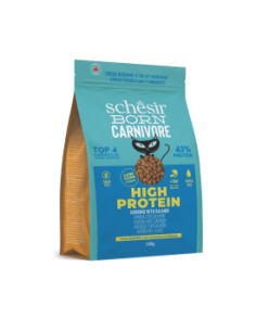 SCHESIR Born Carnivore Aringa & Salmone kg. 1,250 .Cibo Secco Per Gatti