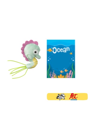 Gioco Gatto Tessuti e Gomma Cavalluccio. Giochi Per Gatti