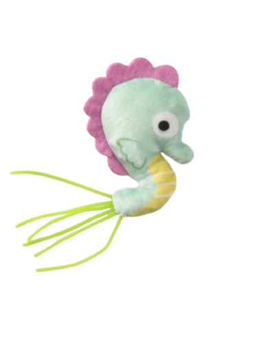 Gioco Gatto Tessuti e Gomma Cavalluccio. Giochi Per Gatti