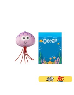 Gioco Gatto Tessuto e Gomma Medusa. Giochi Per Gatti . 2