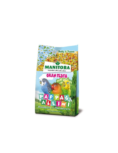 Gran Festa Pappagallini gr 500. Mangime Per Uccelli .