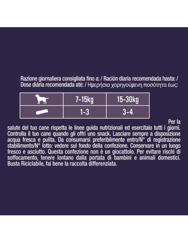 Purina Adventuros Strips Cervo gr 90. Snack Per Cani.