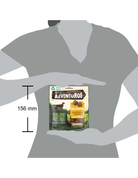 Purina Adventuros Superfood Tacchino gr 120. Snack Per Cani .