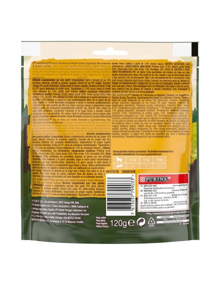Purina Adventuros Superfood Tacchino gr 120. Snack Per Cani .
