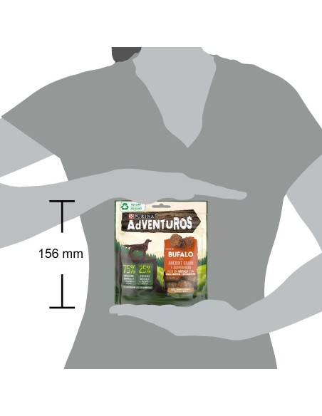 Purina Adventuros Superfood Bufalo gr 120. Snack per cani .