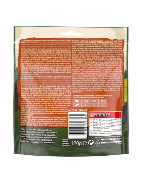 Purina Adventuros Superfood Bufalo gr 120. Snack per cani .