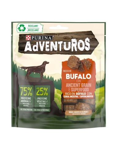 Purina Adventuros Superfood Bufalo gr 120. Snack per cani .