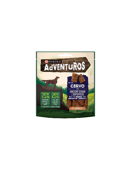 Purina Adventuros Superfood Cervo gr 120. Snack Per Cani.
