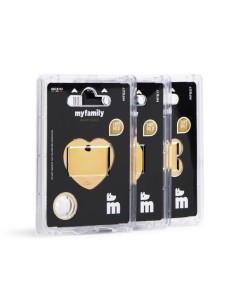 Medaglietta Basic Cerchio Piccolo Ottone Dorato. Medagliette per cani 2