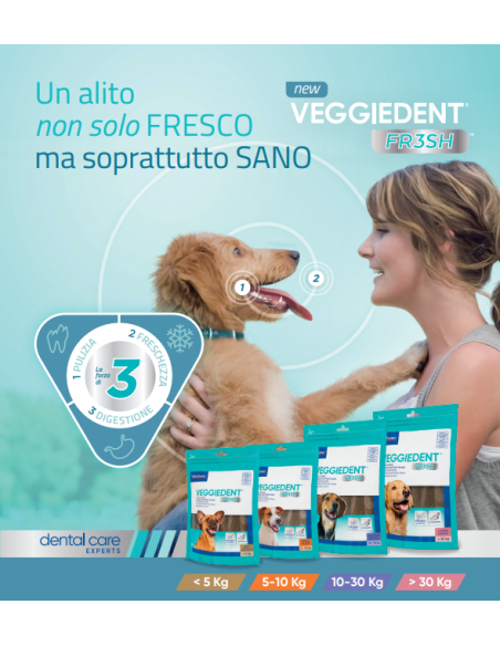 Veggiedent Fresh Medium . Snack Per Cani .