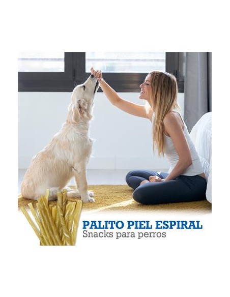 Arquivet Bastone Pelle Spirale 10 gr-12 cm . Snack Per Cani .