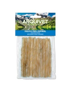 Arquivet Bastone Pelle Spirale 10 gr-12 cm . Snack Per Cani .