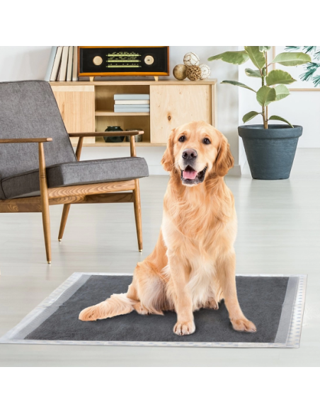 Tappettini Assorbipiù 30 pezzi 60x90 cm con Carboni Attivi. Igienici per Cani