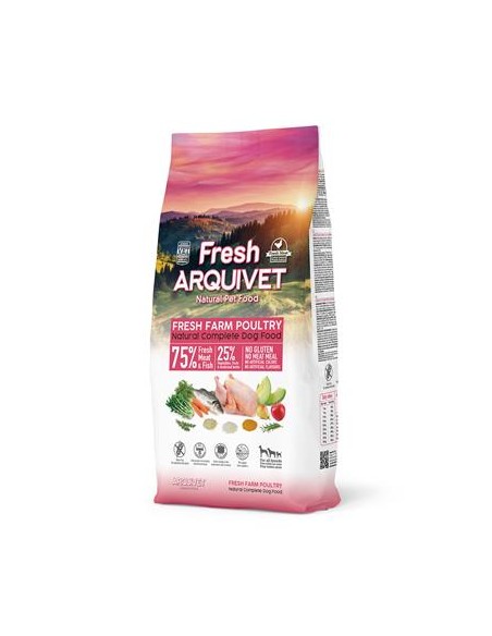 Arquivet Fresh Free Farm Poultry kg 10. Crocchette Per Cani