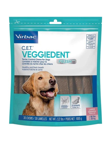 Veggiedent Fresh Large. Snack Per Cani.