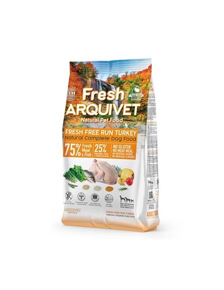 Arquivet Fresh Free Run Tacchino kg 2,5. Crocchette per cani.