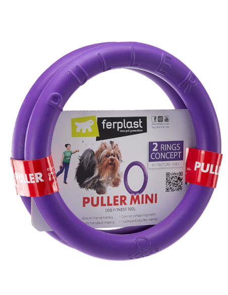 Gioco Set 2 Anelli Puller mini. Giochi per Cani