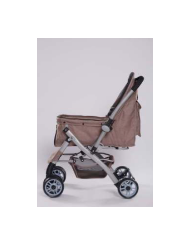 Passeggino con Maniglione Reversibile Deluxe Khaki. Trasporto