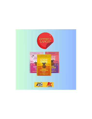 Schesir  Born Carnivore Baby Pollo e Uova Gr.255. Cibo Secco per Gatti.