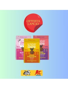 SCHESIR Born Carnivore Pollo con Aringa & Salmone kg 1,250 . Cibo Secco Per Gatti 2