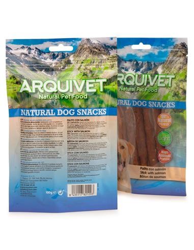 Arquivet Bastoncini Di Salmone gr 100. Snack Per Cani.