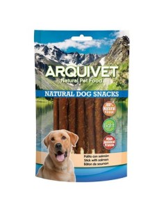 Arquivet Bastoncini Di Salmone gr 100. Snack Per Cani.