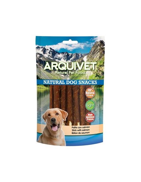 Arquivet Bastoncini Di Salmone gr 100. Snack Per Cani.