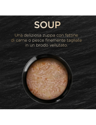 Sheba Soup Salmone 4 x 40gr. Cibo Umido Per Gatti .