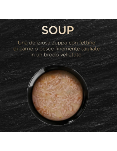 Sheba Soup Salmone 4 x 40gr. Cibo Umido Per Gatti .