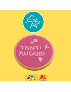 Torta di Compleanno Auguri Rosa. Snack Per Cani 2