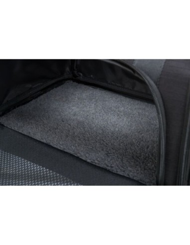 Borsa Plane Nero Fino kg 7. Trasporto per Cani .