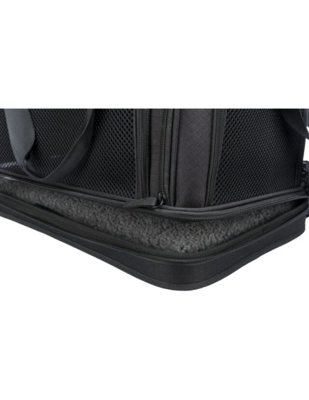 Borsa Plane Nero Fino kg 7. Trasporto per Cani .