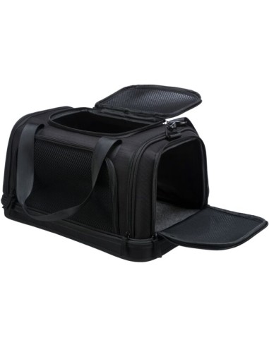 Borsa Plane Nero Fino kg 7. Trasporto per Cani .