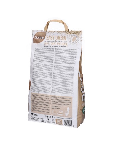 offerta Monge Lettiera Vegetale Easy Green Orzo KG.3,8. Lettiere Per Gatti .