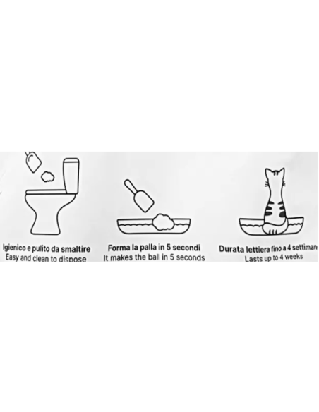 Lettiera Tofulett Naturale e Inodore litri 6. Lettiere per gatti