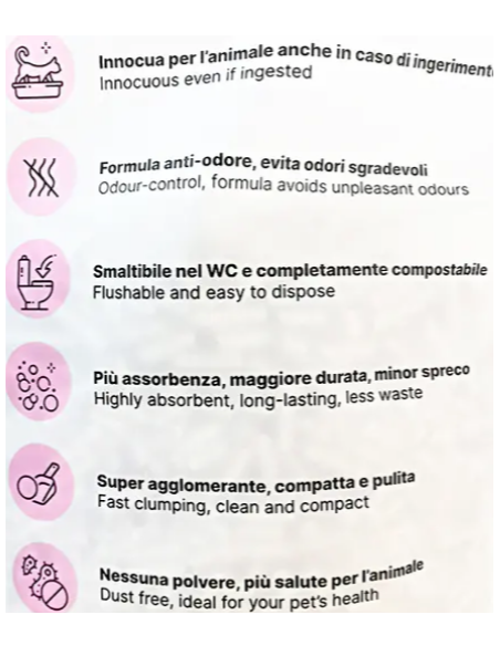 Lettiera Tofulett Naturale e Inodore litri 6. Lettiere per gatti