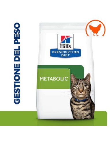 Hill's Feline Metabolic Pollo kh 3. Cibo secco per gatti-Diete per gatti.