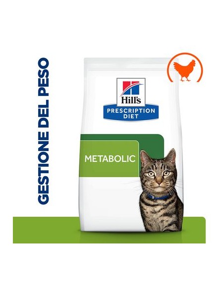 Hill's Feline Metabolic Pollo kh 3. Cibo secco per gatti-Diete per gatti.