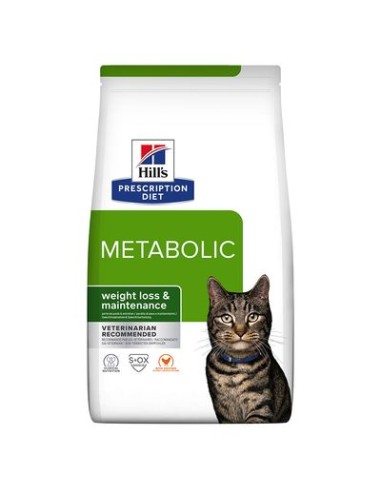 Hill's Feline Metabolic Pollo kg 3. Cibo secco per gatti-Diete per gatti.