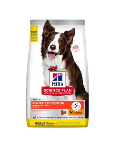 Hill's Canine Medium Perfect Digestion kg 2,5. Crocchette per cani.