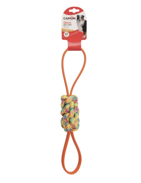 Gioco Cane Treccia Corda Con Maniglie. Gioco Per Cani .