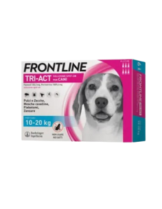 Frontline Tri Act 10-20 kg 6 pipette . Antiparassitario per Cani . 2