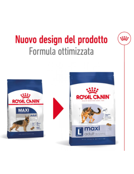 Maxi Adult Kg.4 Royal Canin. Cibo Secco Per Cani.