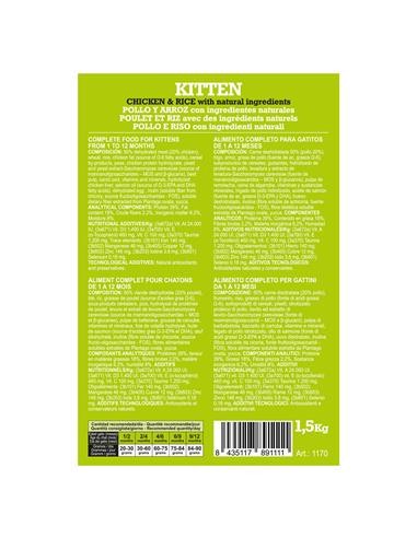 Arquivet Cat Original Kitten Pollo kg 1,5. Cibo Per Cuccioli di Gatto