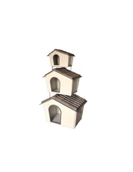 Cuccia Plastica Large Forma Casetta  98X78X74H CM. Cucce da esterno.
