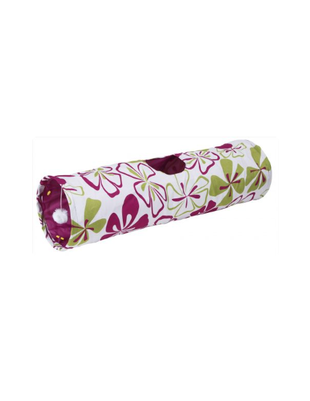 Tunnel Flower 90x25 cm . Giochi Per Gatti