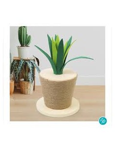 Tiragraffi Agave Beige 30x30x40 h. Tiragraffi