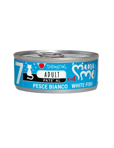 Mini Me 7 patè Pesce Bianco gr85 . Cibo Umido Per Gatti