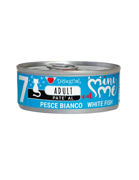 Mini Me 7 patè Pesce Bianco gr85 . Cibo Umido Per Gatti